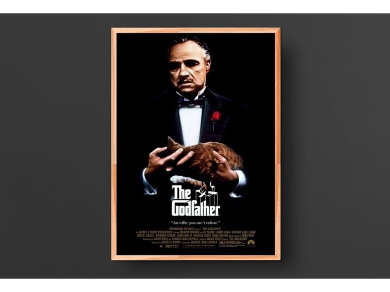 The Godfather Vintage Movie Poster