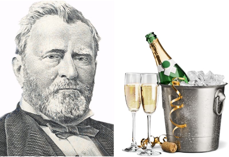 Ulysses Grant and Champagne