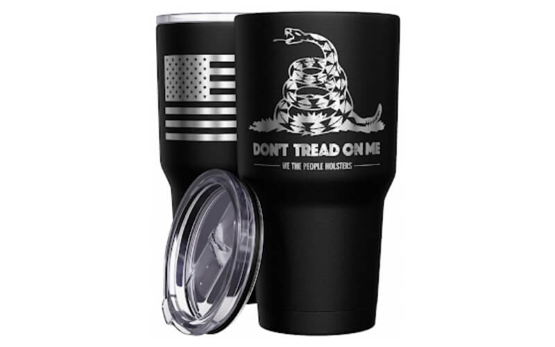 Gadsden Flag “Don’t Tread On Me” Double Insulated Tumbler