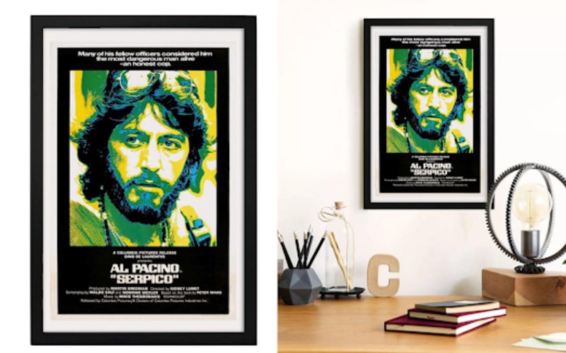 Serpico Framed Vintage Movie Poster