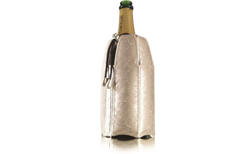 Vacu Vin Rapid Ice Wine and Champagne Cooler Set, Platinum