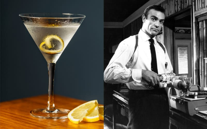 Vesper Martini and James Bond