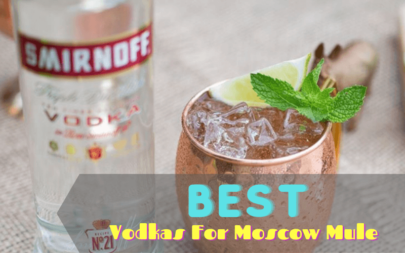 Various brands of vodka to choose from