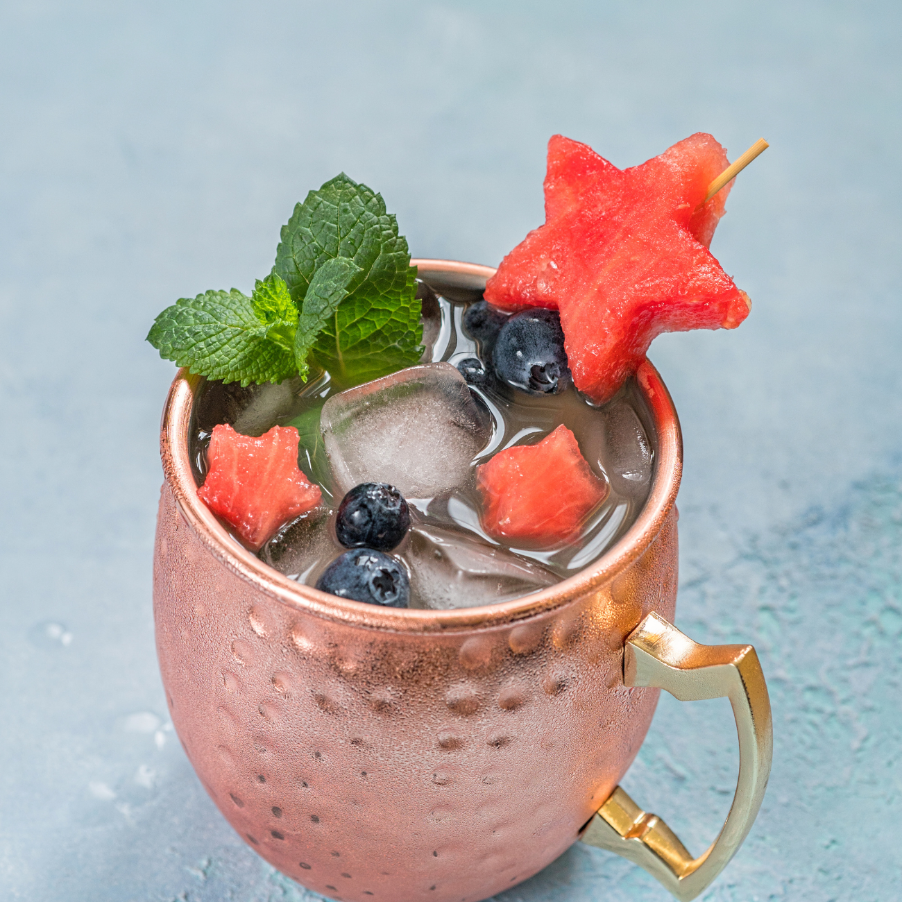 Moscow Mule with Mint - Olivia's Kitchen