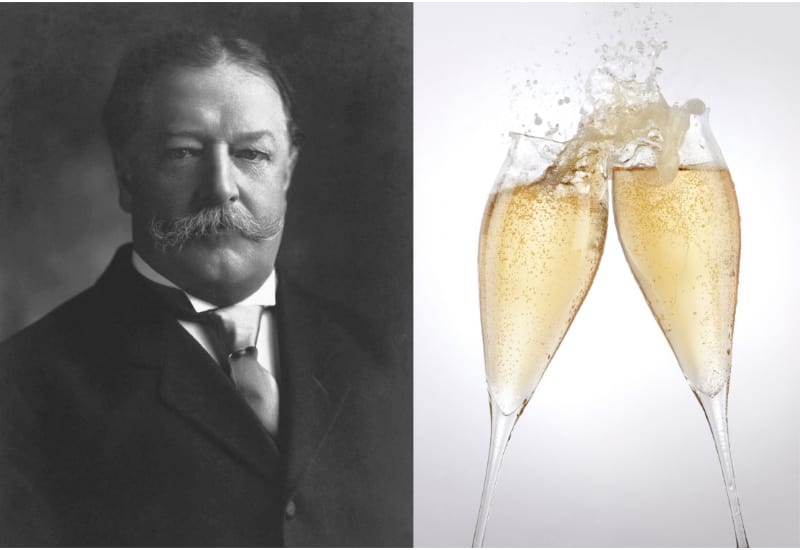 William Howard Taft and Champagne