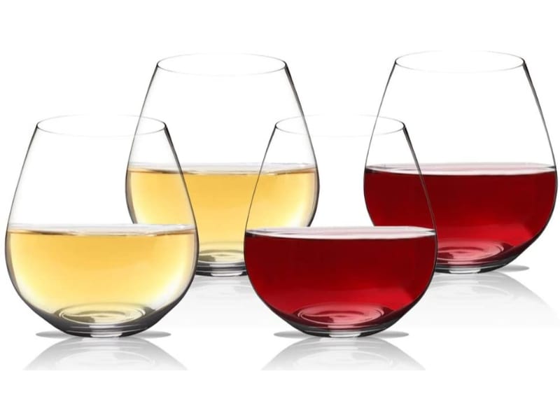 Wine Outside Unbreakable Stemless Wine Glasses