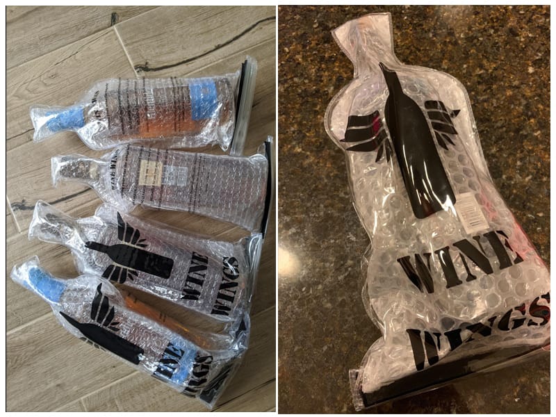 Wine Wings Reusable Bottle Protector Sleeve review