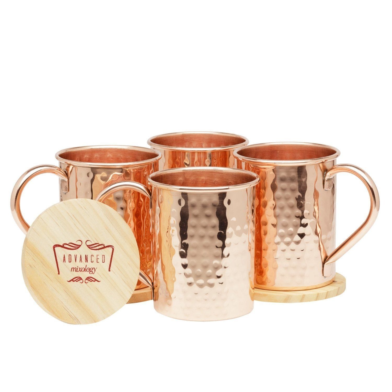 Classic Moscow Mule Mugs - Gift Set of 4 (16oz)