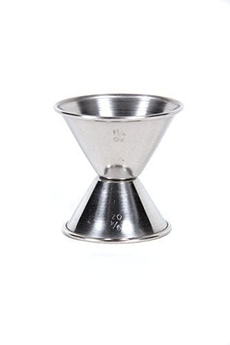 CucinaPrime Cocktail Jigger Set, Stainless Steel, Set of 4