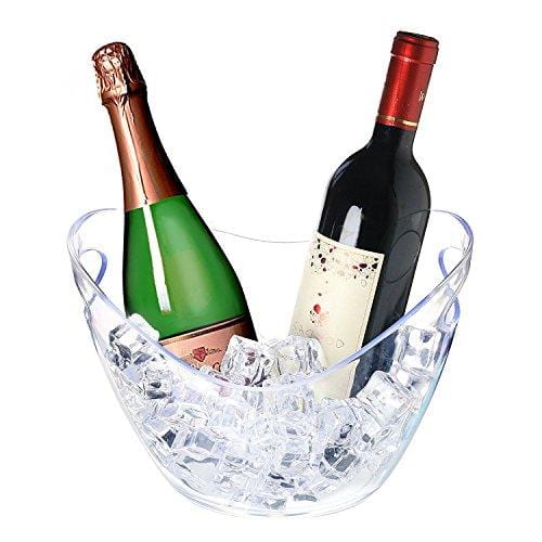 Agog - Ice Bucket Clear Acrylic 3.5 Liter Good for up to 2 Wine or Champagne Bottles Ice Bucket (1)