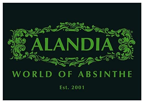 ALANDIA Absinthe Bubble Glass with Reservoir | Perfect Glass for the Absinthe Ritual | Handmade