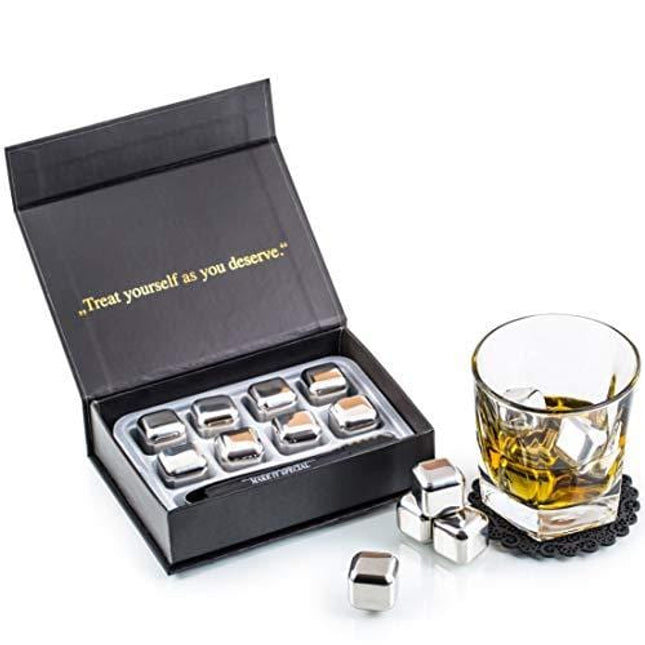 XL Whisky Bullets  Reusable Bullet Ice Cube Whiskey Stones – FLOW Barware®