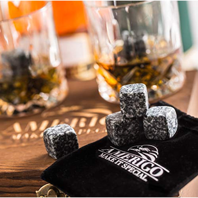 Whisky Bullets  Reusable Whiskey Stones Ice Cubes – FLOW Barware®