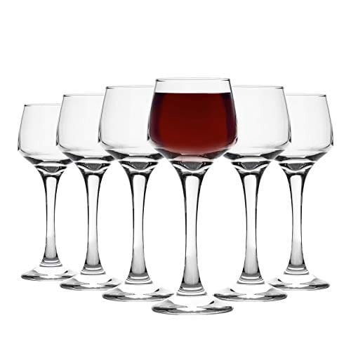 Argon Tableware 6x 80ml (2.8oz) Sherry/Liqueur Glasses - Home Restaurant Shot Spirit Glass - Dishwasher Safe