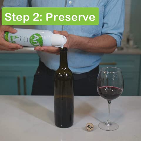 ArT Wine Preserver | Premium Wine Preservation | Argon Gas | Wine Saver Spray | Eliminate Oxidation