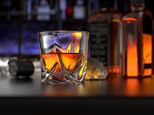 Ashcroft Twist Whiskey Glasses 10oz Set Or 2 Rocks Whisky Glasse Advanced Mixology