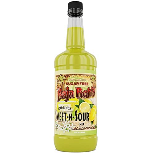 Baja Bob's Sugar Free SWEET AND SOUR Mix - 32 oz - Cocktail Mixer