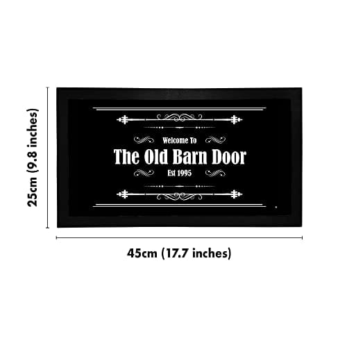 Bang Tidy Clothing Bar Runner Welcome to Your Name's Bar Drip Spill Mat Personalized Bar Gifts