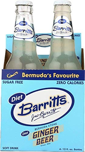 Barritts Soda 4pk Diet Ginger Beer