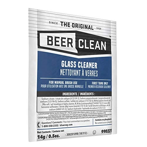 Diversey 990221 Beer Clean Glass Cleaner (0.5 Ounce, 100-Pack)