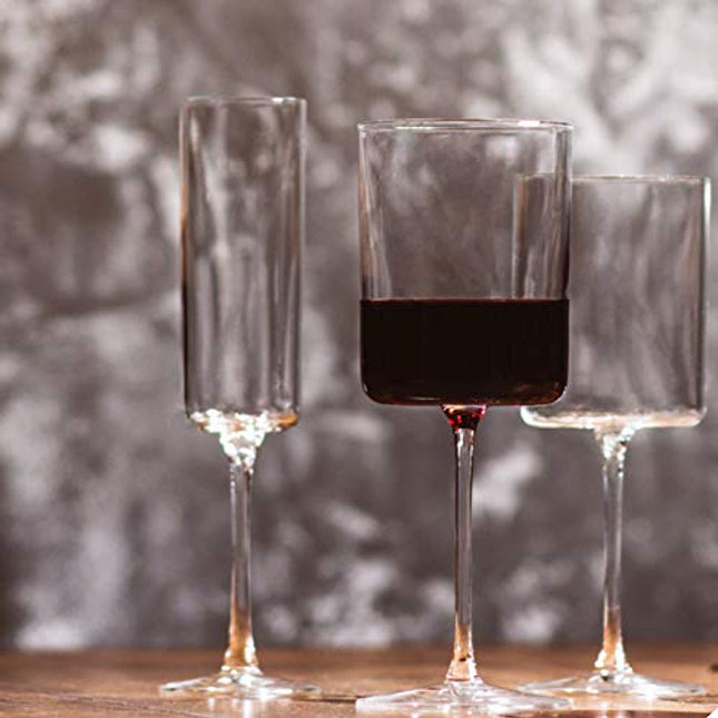 EUNA Red Wine Glasses - Extremely thin White Wine Glasses Burgundy Hand  Blown Stemware Crystal Clear…See more EUNA Red Wine Glasses - Extremely  thin