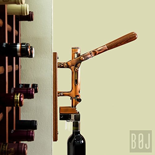 BOJ Professional Wall-Mounted Corkscrew (Old Coppered)