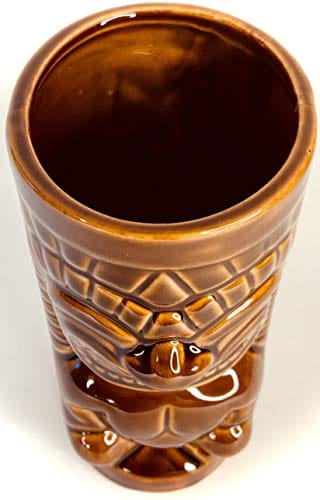 BonCera, Tiki Mug Cup - Stoneware Handmade MaiKai Polynesian Tiki Bar Kitchen. Vintage Aloha Hawaiian Creative Mug Cup 13 oz #TM-04