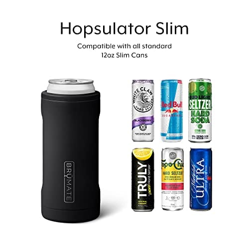 BrÃ¼Mate Hopsulator Slim Can Cooler Insulated for 12 oz Slim Cans