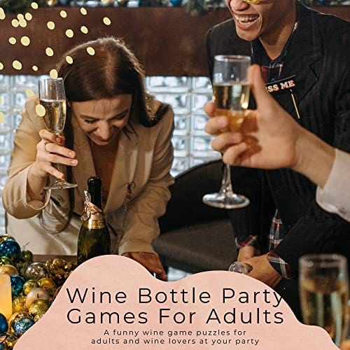 BSIRI Gifts Wine Bottle Puzzles Games for Adults Party Brain Teaser Hard Puzzle Board Games for Adults Box Lover Funny Fit Wine Game Gadgets 3D (Wine Bottle Puzzle)