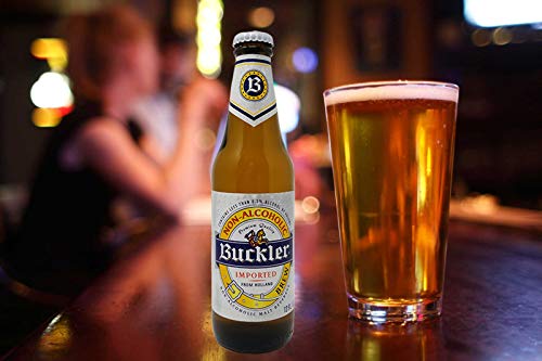 Buckler Non-Alcoholic Beer, Imported From Holland, 12 fl oz (12 Glass Bottles)