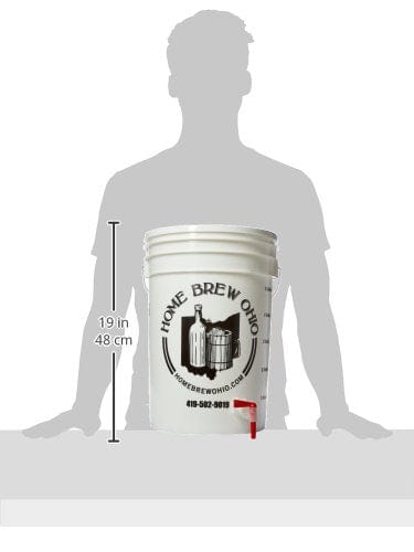 6.5 Gallon Bottling Bucket with Lid and Spigot for Bottling Beer