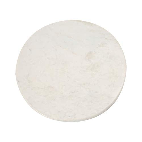 Creative Co-Op Marble, White Lazy Susan