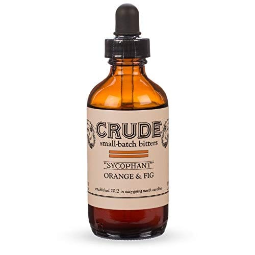 CRUDE BITTERS Orange And Fig Sycophant Bitters, 4 FZ