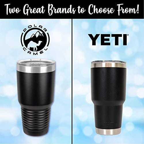 Personalized Tumbler | Custom Monogram | YETI and Polar Camel Tumblers | Birthday Gift Idea | Gift for Her | Gift for Him | Laser Engraved | Splash Proof Lid Included | Optional Reusable Straw