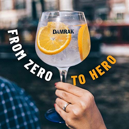 DAMRAK VIRGIN 0.0 – Non Alcoholic Distilled Spirit – Highest Rated Citrus-Forward Gin Mocktails – Mix Delicious Non Alcoholic Cocktails