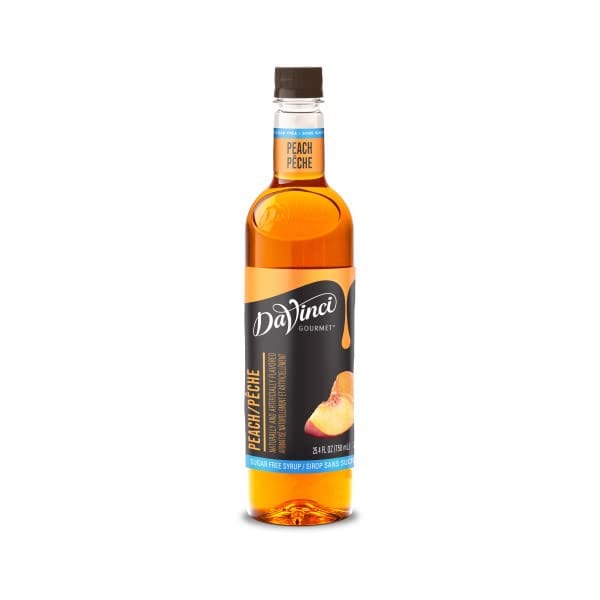 DaVinci Gourmet Sugar Free Peach Syrup, 25.4 Fl Oz (Pack of 1)