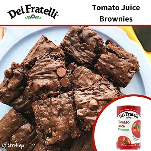 Dei Fratelli Tomato Juice, Vine Ripened Not from Concentrate, 46oz (6 pack)