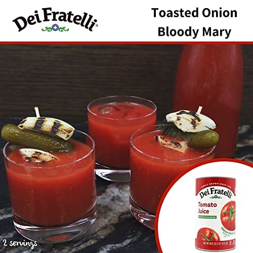 Dei Fratelli Tomato Juice, Vine Ripened Not from Concentrate, 46oz (6 pack)