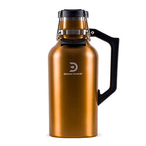 DrinkTanks 64 oz Vacuum Insulated Stainless Steel Beer Growler