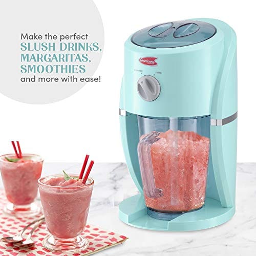 Elite Gourmet EIM-9268 Electric Countertop 34-Oz Frozen Drink Beverage Maker, Perfect for Slushies, Margaritas, Daiquiris, Snow Cones, Blue