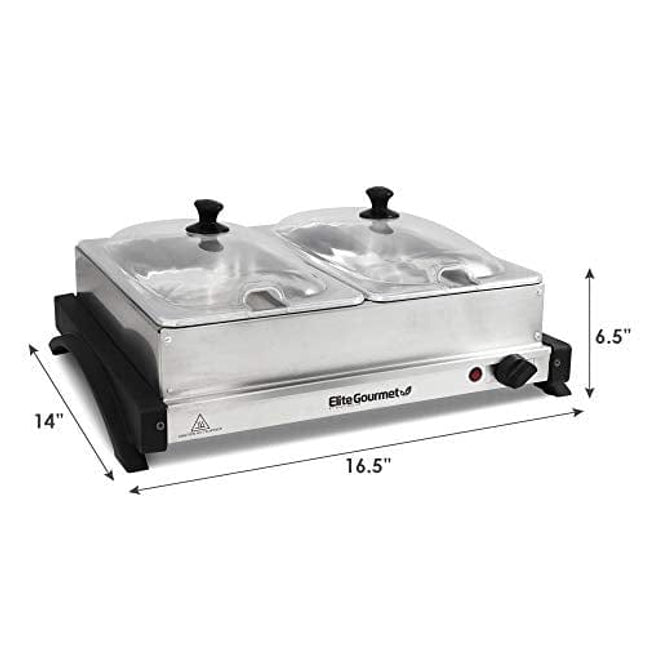 ChefmanundefinedStainless Steel & Glass Electric Warming Tray