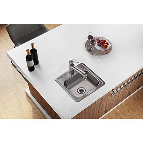 Elkay D115151 Dayton Single Bowl Drop-in Stainless Steel Bar Sink