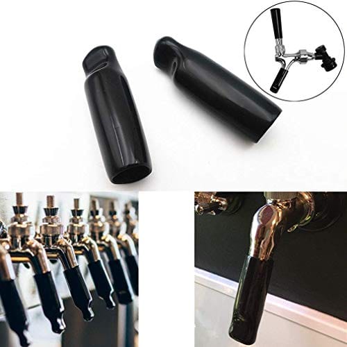 8 Pieces Draft Beer Faucet Cap & Plug Brush - Rubber Tap Soother Sanitary Covers