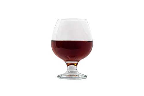 Epure Collection 4 Piece Glass Set - For Drinking Brandy, Bourbon, and Wine (Brandy (13.25 oz))