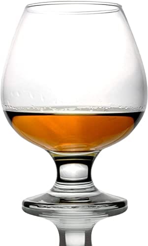 Epure Collection 4 Piece Glass Set - For Drinking Brandy, Bourbon, and Wine (Brandy (13.25 oz))