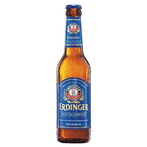 Erdinger Non-Alcoholic Malt Beer, 11.2 fl oz (24 Glass Bottles)