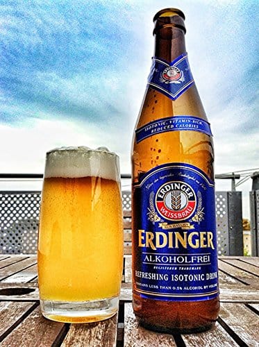 Erdinger Non-Alcoholic Malt Beer, 11.2 fl oz (24 Glass Bottles)