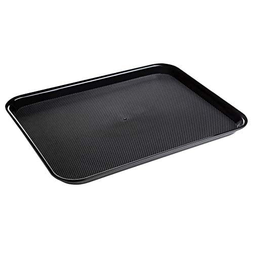 Eslite Rectangular Plastic Serving Trays,Fast Food Serving Cafeteria Trays,17