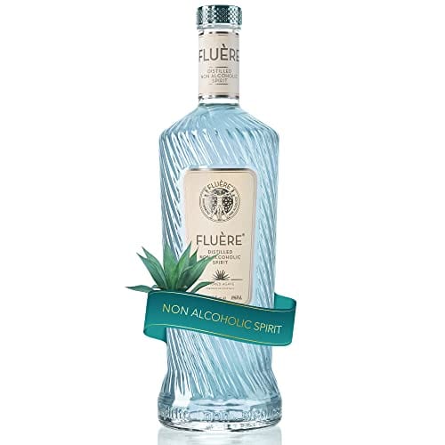 FLUÃRE Mezcal/Tequila Alternative - Smoked Agave, Non-Alcoholic Distilled Spirit, 23.7 Fl Oz | Low Calories | Created for Cocktails | Non-Alcoholic Mezcal Alternative