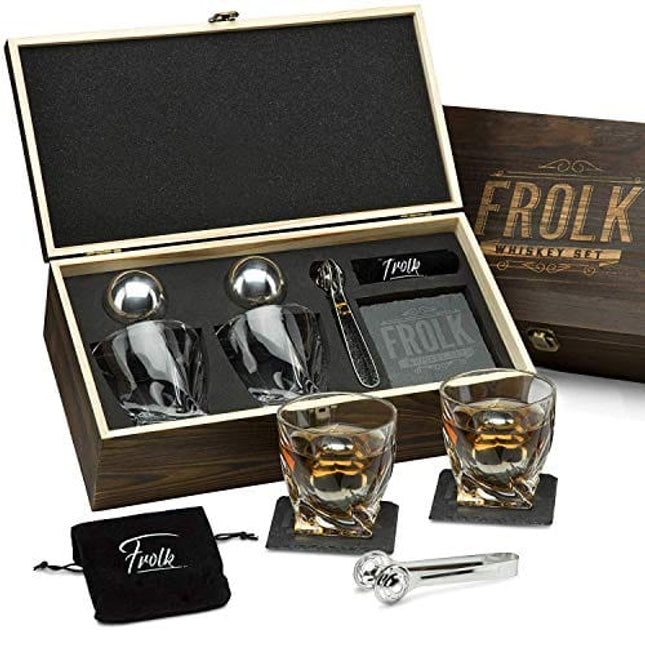  Bullet Whiskey Stones Gift Set by Royal Reserve  Artisan  Crafted Chilling Rocks Scotch Bourbon Glasses and Coasters – Gift for  Ranger Police Hunter Guy Men Dad Boyfriend Anniversary or Retirement